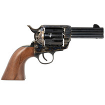 Traditions SAT73005 1873 Frontier 357 Mag 6rd 3.50" Blued Cylinder & Barrel Color Case Hardened Steel Frame Walnut Navy Size Grip