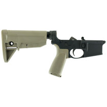 BCM LRGSTKMOD0FDE BCM Lower MOD 0 Multi-Caliber 7075-T6 Aluminum Black Cerakote Synthetic Flat Dark Earth Pistol Grip & Stock for AR-Platform