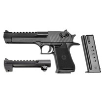 Magnum Research DE50WB6 Desert Eagle Mark XIX Conversion Combo 44 Rem Mag, 50 AE 6" 7+1, 8+1 Black Carbon Steel Frame & Slide Black Rubber Grip