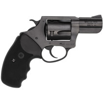Charter Arms 13520 Mag Pug Large 357 Mag, 5 Shot 2.20" Black Ported Steel Barrel, Black Steel Cylinder & Frame w/Black Finger Grooved Rubber Grip