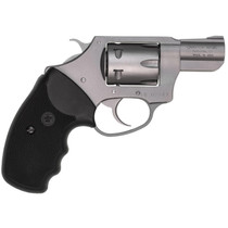 Charter Arms 72324 Pathfinder Small 22 WMR, 8 Shot 2" Stainless Steel Barrel & Cylinder, Anodized Aluminum Frame w/Black Finger Grooved Rubber Grip, Exposed Hammer
