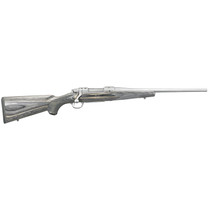 Ruger 17107 Hawkeye Sports South Exclusive Compact 223 Rem 4+1 16.50" Matte Stainless Steel Barrel & Receiver, Fixed Black Laminate Stock