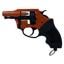 Charter Arms 82090 Pro 209 209 Primers, 6rd Orange Cerakote Aluminum Frame, Black Rubber Grips