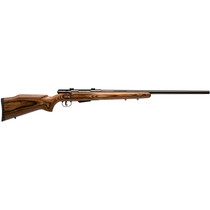 Savage Arms 19140 25 Lightweight Varminter 22 Hornet 4+1 Cap 24" Matte Black Rec/Barrel Natural Brown Laminate Stock Right Hand (Full Size)