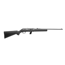 Savage Arms 31000 64 FSS Full Size 22 LR 10+1 21" Matte Sporter Barrel, Matte Drilled & Tapped Stainless Steel Receiver, Matte Black Fixed Synthetic Stock, Right Hand