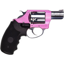 Charter Arms 53832 Undercover Lite Chic Lady Small 38 Special 5 Shot 2" High Polished Stainless Steel Barrel & Cylinder, Pink Aluminum Frame w/Black Crimson Trace Laser Grip, Exposed Hammer