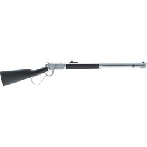 Taylors & Company 220089 1892 Alaskan Take-Down 357 Mag Caliber with 7+1 Capacity, 16" Barrel, Matte Chrome Metal Finish & SoftTouch Black Synthetic Stock Right Hand (Full Size)