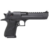 Magnum Research DE357IMB Desert Eagle Mark XIX 357 Mag 6" with Muzzle Brake 9+1 Matte Black Carbon Steel Frame & Slide Black Rubber Grip