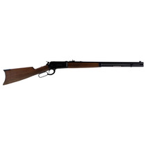 Winchester Repeating Arms 534175171 Model 1886 Short Rifle 45-90 Win 8+1 24" Brushed Polish Blued Sporter Barrel, Drilled & Tapped Steel Receiver, Grade I Satin Walnut Straight Grip Stock