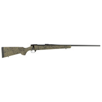 Howa HHS63703 M1500 HS Precision 7mm Rem Mag 3+1 24" Barrel, Black Metal Finish, Green Black Webbed Fixed HS Precision Stock