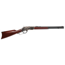 Cimarron CA271 1873 Short Full Size 38 Special 357 Mag 10+1 20" Blued Octagon Barrel, Color Case Hardened Stainless Steel Receiver, Fixed Walnut Stock, Right Hand