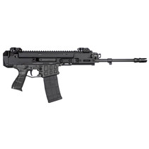 CZ-USA 91452 Bren 2 MS 5.56x45mm NATO Caliber with 14.17" Barrel, 30+1 Capacity, Overall Black Finish, Carbon Fiber Receiver, Ambi Mag Release, Stippled Black Polymer Grip Right Hand