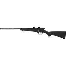 Savage Arms 13841 Rascal FLV-SR Youth 22 LR 1rd 16.12" Matte Blued Heavy Barrel, Matte Blued Carbon Steel Receiver, Black Synthetic Stock, Left Hand
