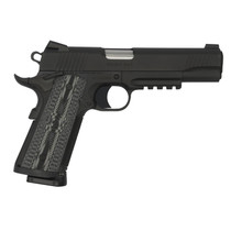 Colt Mfg O1080RGCCU CCU Rail Government 45 ACP 8+1 5" Stainless National Match Barrel, Matte Black DLC Serrated Stainless Steel Slide & Frame w/Picatinny Rail Black Scalloped G10 Grip, Ambidextrous