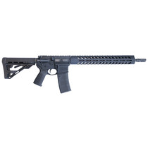 HM Defense HM15FMB556L Defender M5L 5.56x45mm NATO Caliber with 16" Barrel, 30+1 Capacity, Black Hard Coat Anodized Metal Finish, Black Mil-Spec HM Stock & Enhanced Polymer Grip Right Hand