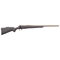 Weatherby VWB256RR4T Vanguard Weatherguard Bronze 25-06 Rem 5+1 24" Barrel/Rec. w/Burnt Bronze Cerakote Finish, Bronze Webbed Black Fixed Monte Carlo Synthetic Stock