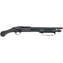 Mossberg 50637 590 Shockwave 20 Gauge 3" 14.38" 5+1 Blued Black Fixed Raptor Birdshead Grip Crimson Trace Laser Saddle