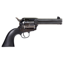 Taylors & Company 555162 Devil Anse 357 Mag Caliber with 4.75" Blued Finish Barrel, 6rd Capacity Blued Finish Cylinder, Color Case Hardened Finish Steel Frame & Matte Black Wood Grip