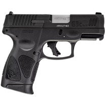 Taurus 1G3C93110 G3C Compact Frame 9mm Luger 10+1 3.26" Matte Stainless Steel Barrel, Matte Black Tenifer Serrated Steel Slide, Black Polymer Frame w/Picatinny Rail, Black Polymer Grip, Right Hand
