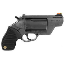 Taurus 2441021GRY Judge Public Defender 45 Colt (LC) Caliber or 2.50" 410 Gauge 5 Shot 2.50" Gray Finish Barrel, Matte Black Oxide Finish Cylinder, Gray Finish Polymer Frame & Black Ribber Grip