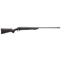 Browning 035543299 X-Bolt Pro Long Range 6.8 Western 3+1 26" Skip Fluted Heavy Barrel, Recoil Hawg Muzzle Brake, Spiral Fluted Bolt, Carbon Gray Elite Cerakote, Natural Carbon Fiber Stock