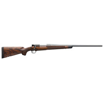 Winchester Repeating Arms 535239294 Model 70 Super Grade 6.5 PRC Caliber with 3+1 Capacity, 24" Barrel, Polished Blued Metal Finish, AAA French Walnut Stock & No Sights Right Hand (Full Size)