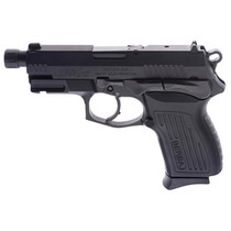 Bersa TPR9CMX TPRCX Compact Frame 9mm Luger 13+1, 4.10" Black Steel Threaded Barrel, Matte Black Serrated Steel Slide & Aluminum Frame w/Beavertail, Ambidextrous