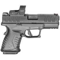 Springfield Armory XDME93810CBHCOSPD XD-M Elite Compact OSP 10mm Auto 3.80" 11+1 Black Melonite Steel Slide/Barrel with Optic Cut Black Interchangeable Backstrap Grip Includes Hex Dragonfly Red Dot