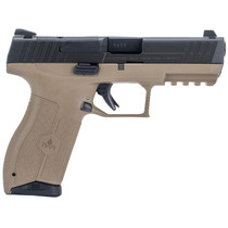 IWI US M9ORP10FDNS MASADA Full Size 9mm Luger 10+1, 4.10" Black Button Rifled Steel Barrel, Black Optic Ready/Serrated Steel Slide, Flat Dark Earth Polymer Frame w/Picatinny Rail, Ambidextrous