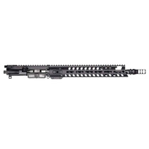 Patriot Ordnance Factory Renegade + Complete Upper 5.56x45mm NATO 10.50" Black Nitride Barrel Aluminum Black Anodized Receiver 9" M-LOK Handguard Adjustable Block