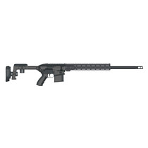 Bushmaster 0110001BLK BA30 308 Win 10+1 24" Black Threaded Barrel, Black Hard Coat Anodized 14" M-LOK Handguard, Black Aluminum Folding Chassis Stock, AR Style Grip, Ambidextrous