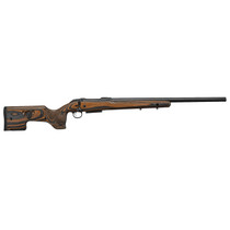 CZ-USA 07503 CZ 600 Range Full Size 308 Win 5+1, 24" Black Nitride Steel Threaded Barrel, Drilled & Tapped Receiver, Black Brown & Gray Laminate Fixed w/Adj Cheek Rest Stock, Right Hand