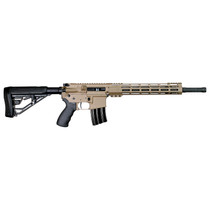 Alexander Arms Tactical 50 Beowulf 7+1 18" Black Fluted/Threaded Barrel, Flat Dark Earth Cerakote Picatinny Rail Aluminum Receiver, M-LOK Handguard, Black Synthetic B5 Bravo Stock, Black A2 Grip
