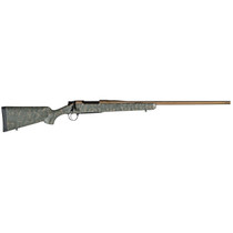 Christensen Arms 8010201000 Mesa Long Range 28 Nosler 3+1 26" Threaded Barrel, Burnt Bronze Cerakote, Green with Black/Tan Webbing Stock