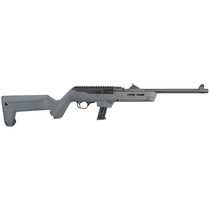 Ruger 19130 PC Carbine 9mm Luger 17+1 16.10" Threaded/Fluted Barrel, Type III Hard Coat Anodized Aluminum Alloy Receiver, Stealth Gray Magpul PC Backpacker Stock, Optics Ready