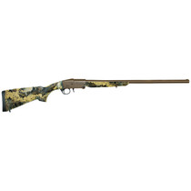 Charles Daly 930338 101 Full Size 20 Gauge Break Open 3" 1rd 26" Flat Dark Earth Cerakote Steel Barrel & Receiver, Fixed TrueTimber Prairie Synthetic Stock