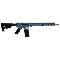 Great Lakes Firearms GL15223SSBLU AR-15 223 Wylde 30+1 16" Stainless Barrel, Blue Titanium Cerakote Receiver, Full Picatinny Rail, Black Collapsible Stock, Polymer Grip