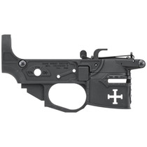 Spikes Tactical STLB960 Rare Breed Crusader 9mm Luger, Black Anodized Aluminum for AR-Platform