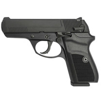 Rock Island 56798 LI380 Compact 380 ACP 8+1, 3.55" Black Steel Barrel, Black Parkerized Serrated Slide, Black Parkerized Steel Frame w/Beavertail, Black Polymer Grip