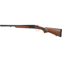 Iver Johnson Arms IJ800-20 IJ800 12 Gauge Break Open 3" 2 Shot 20" Black Side By Side Barrel, Black Steel Receiver, Fixed Walnut Wood Stock, Ambidextrous