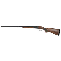 Iver Johnson Arms IJ800-28 IJ800 Full Size 12 Gauge Break Open 3" 2 Shot 28" Black Side By Side Barrel, Black Steel Receiver, Fixed Walnut Wood Stock, Ambidextrous
