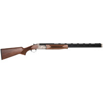 Charles Daly 930344 202A Full Size 28 Gauge Break Open 3" 2rd 26" Blued Vent Rib Barrel, Silver Engraved Aluminum Receiver, Checkered Walnut Stock