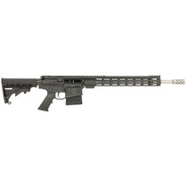 Great Lakes Firearms GL10308SSBLK AR-10 308 Win 20+1 18" Stainless, Black Rec, M-Lok Handgaurd, Carbine Stock, A2 Grip, Muzzle Brake