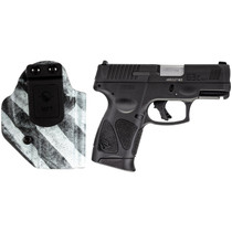 Taurus 1-G3C931-CK7 G3C Compact Frame 9mm Luger 12+1 3.26" Matte Stainless Steel Barrel, Matte Black Tenifer Serrated Steel Slide, Black Polymer Frame w/Picatinny Rail, Black Polymer Grip, Right Hand