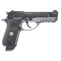 EAA GIRSAN 390855 MC 14T Solution Compact Frame 380 ACP 13+1, 4.50" Black Steel Tip-Up Barrel & Serrated Steel Slide, Matte Stainless Aluminum Frame w/Picatinny Rail, Black Polymer Grip, Ambidextrous