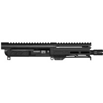CMMG 94B6829AB Dissent 9mm Luger 6.50", Left Side Charging Handle, Armor Black, OEM Zeroed Linear Comp, 4.60" M-LOK Handguard for AR-Platform, Picatinny End Plate