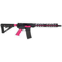 Diamondback DB175AK591 DB15 5.56x45mm NATO 16" 30+1, Black with Prison Pink Accents, Carbon Lower, 15" M-Lok Handguard, Magpul Carbine Stock, A2 Grip