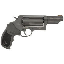 Taurus 24410P31MAG Judge T.O.R.O Magnum Compact Frame 45 Colt (Long Colt)/410 Gauge 5 3" Matte Black Oxide Steel Barrel, Cylinder & Frame, Black Rubber Grip, Transfer Bar Safety, Exposed Hammer