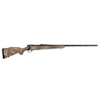 Weatherby VHH653WR8B Vanguard Outfitter 6.5-300 Wthby Mag 3+1 26" Threaded/Spiral Fluted, Graphite Black Barrel/Rec, Tan with Brown & White Sponge Synthetic Stock, Accubrake Muzzle Brake, Adj. Trigger