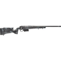 Bergara Rifles B14S751CF B-14 Crest 308 Win 5+1 20" Sniper Gray Cerakote #5 Contour Threaded Barrel, Sniper Gray Cerakote Steel Receiver, Black & Gray Sponge Fixed Carbon Fiber Stock